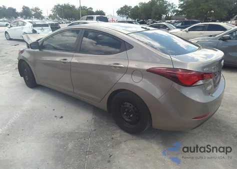 2016 Hyundai Elantra Se из США, поврежденный, VIN 5NPDH4AE3GH719476